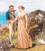 Arthur Hughes The Sailing Signal Gun oil painting artist